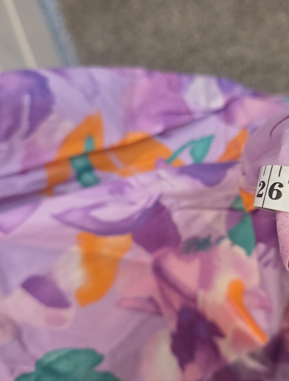 Lavender Floral Ruffle Dress - Picture 5 of 5
